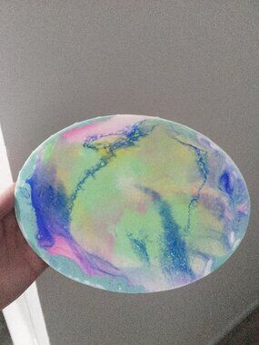 Trans Rights Pour Painting (Oval, Small)